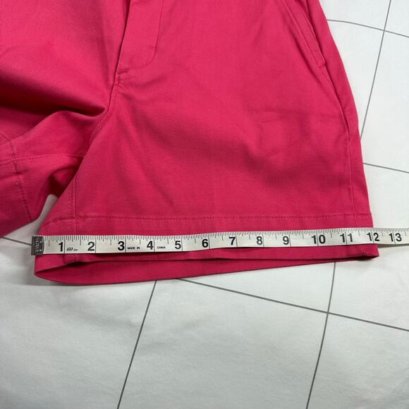 Spanx Shorts Womens XS Pink Tulip Twill 5" High Rise Chino Stretch Smooth Casual - Picture 12 of 12
